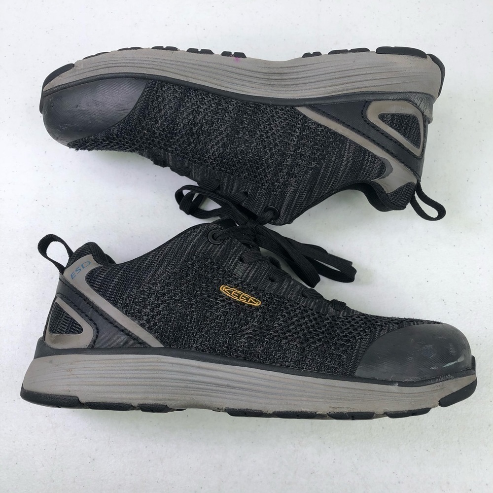 Keen Black Utility Work Alloy Toe Shoes - Picture 2 of 10